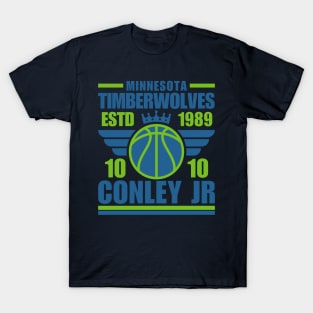 Minnesota Timberwolves Conley Jr 10 Basketball Retro T-Shirt